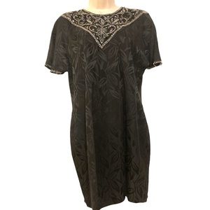 Vintage Silk Evening Dress SZ 8